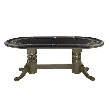 Poker Dining Table Atlantis, Oval, 10-Person - Slate Finish